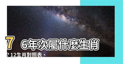 76年屬什麼|【76年次屬什麼】76年次屬什麼？12生肖對照表一次看懂！